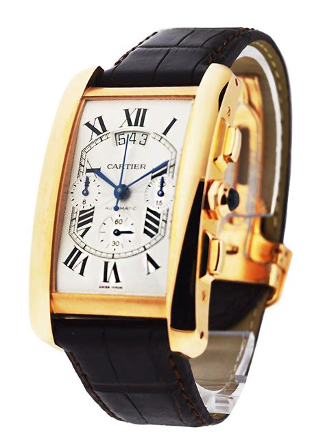 cartier rose gold tank watch|cartier tank americaine rose gold.